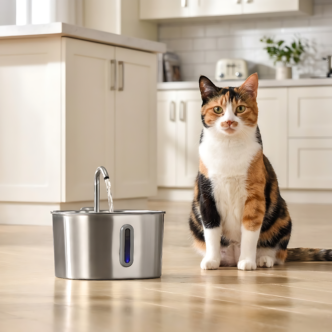 The KittySpout™ - 2.2L Fountain Health and Happiness Kit